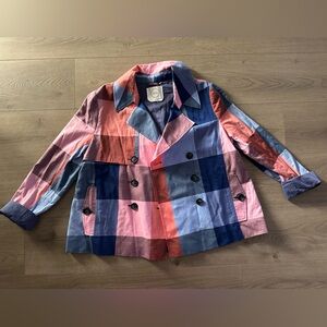 Plaid Colored Blazer in Medium